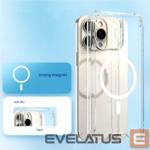 Back panel cover Wozinsky  Wozinsky Clear Corner Case MagSafe for Samsung Galaxy S24 FE - Clear 