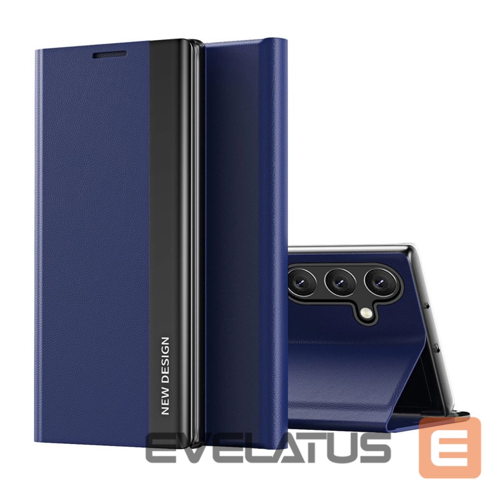 Back panel cover Hurtel Sleep Case Pro Cover with Flip and Stand for Samsung Galaxy A56 - Blue