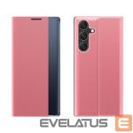 Back panel cover Hurtel  New Sleep Case Flip Cover with Stand Function for Samsung Galaxy A26 - Pink 
