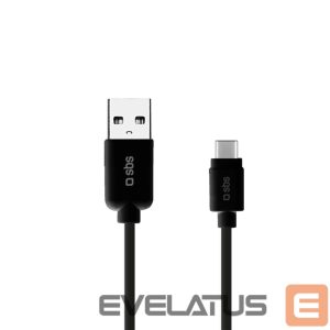Cable SBS  SBS TECABLETYC1KPOS USB-A - USB-C Cable 1m - Black 
