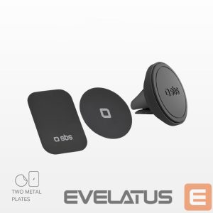 Auto holder SBS  SBS TESUPMAGMCLIP smartphone holder magnetic, for air vent - black 