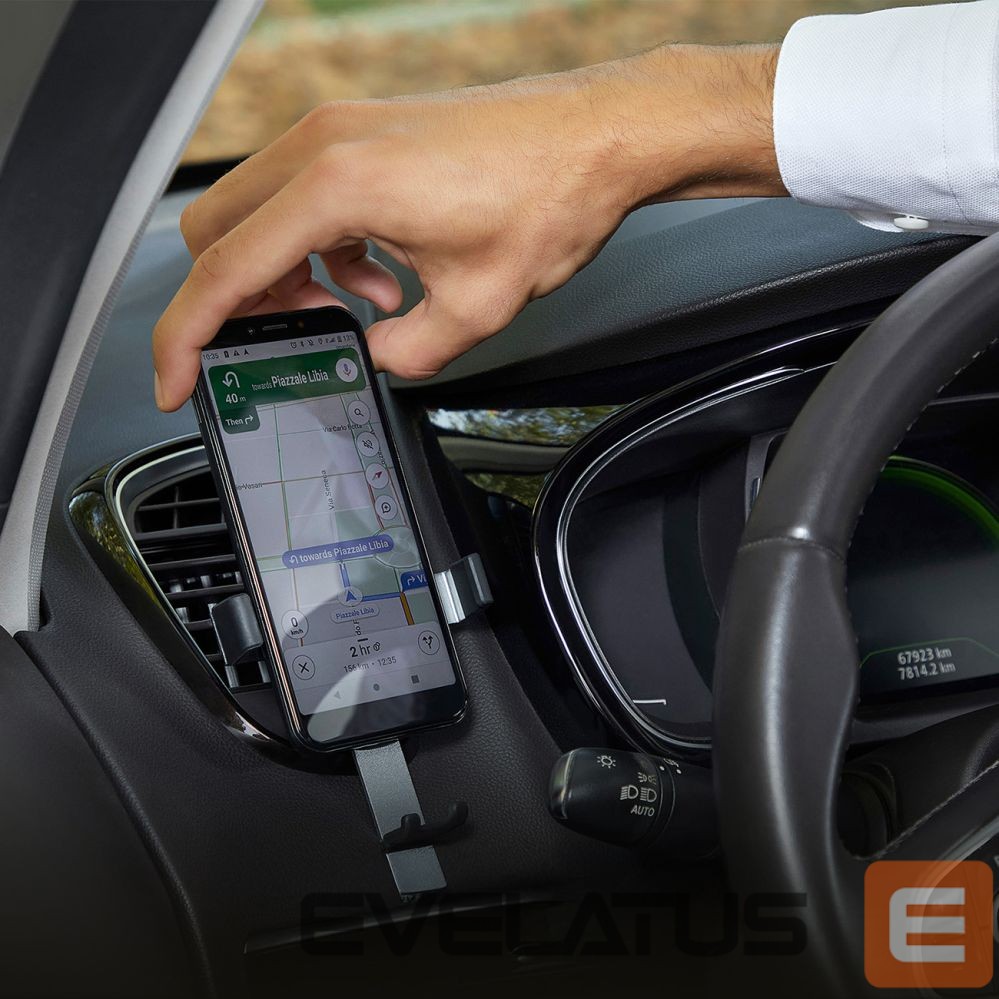 Auto holder SBS SBS TESUPPCLIPGRAVK smartphone holder for air vent, gravity - black