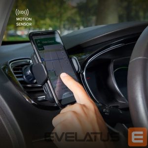 Auto holder SBS  SBS TESUPWIR15WAUT smartphone holder with wireless charger for air vent - black 