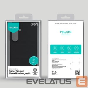 Back panel cover Nillkin  Nillkin Super Frosted Shield Pro Magnetic Case for Samsung S25+ with MagSafe - Black 