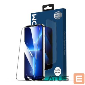 Protective glass Joyroom  Joyroom JR-MLG0286 2.5D Anti-Blue Light + Dustproof Tempered Glass with Black Frame for iPhone 15 Plus/16 Plus 