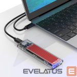 Other Computer Accessory Orico  Orico TCM2-C3 M.2 NVME to USB-C 10Gb/s Disk Drive - Red 