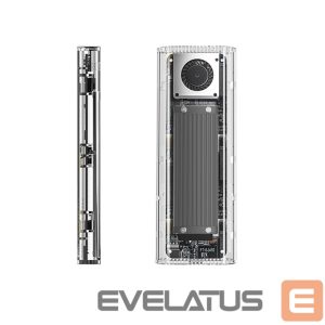 Other Computer Accessory Orico  Orico TCM2-G20 M.2 NVME USB-C 3.2 20Gb/s Disk Drive - Silver/Transparent 