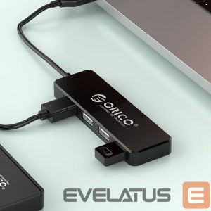 Converter Orico  Orico FL01 USB-A Hub Docking Station 4x USB-A 2.0 - Black 