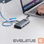 Converter Orico  USB-A (female) || USB-C (męski) || USB-C (female) || HDMI-A (female) 