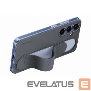 Back panel cover Samsung  Samsung Standing Grip Case EF-GS936CBEGWW Silicone Case with Holder / Stand for Samsung Galaxy S25+ - Black 