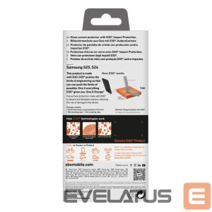 Protective glass SBS  SBS Tempered Glass D3O with frame for Samsung Galaxy S25+ / S24+ 