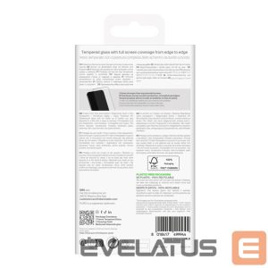 Protective glass Puro  Puro Frame Tempered Glass with Black Frame for Samsung Galaxy S25 Ultra 