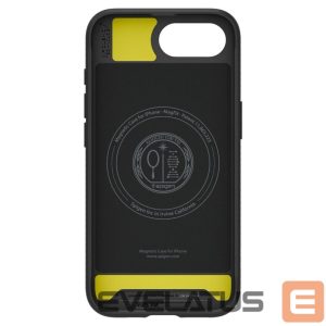 Back panel cover Spigen  Spigen Rugged Armor MagSafe case for iPhone 16e - black 