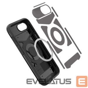 Back panel cover Spigen  Spigen Slim Armor MagSafe iPhone 16e Case - Black 
