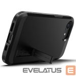 Back panel cover Spigen  Spigen Tough Armor Case with MagSafe for iPhone 16e with Stand - Black 