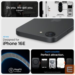 Back panel cover Spigen  Spigen Ultra Hybrid MagSafe Case for iPhone 16e Neo One - Clear 