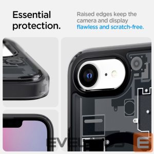 Back panel cover Spigen  Spigen Ultra Hybrid MagSafe Case for iPhone 16e Zero One - Black 