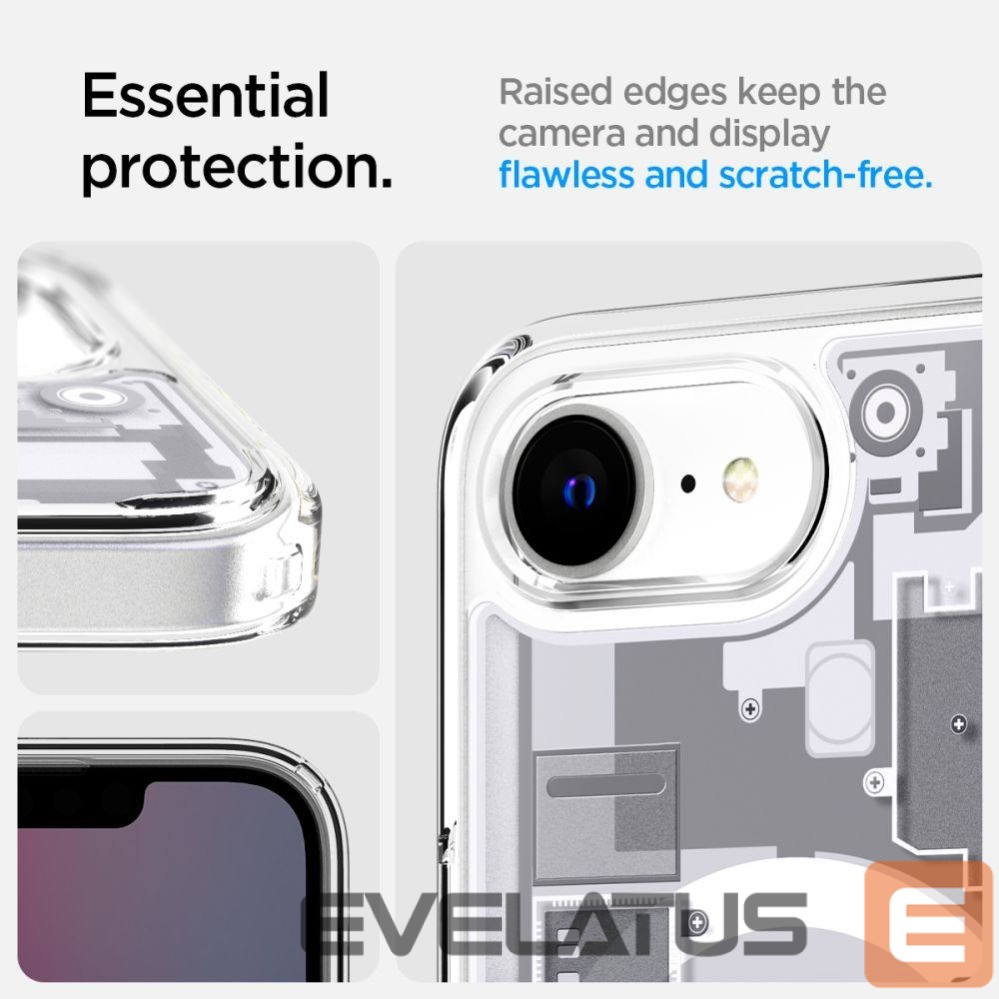Back panel cover Spigen Spigen Ultra Hybrid MagSafe Case for iPhone 16e Zero One - White