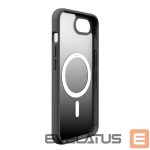 Back panel cover Puro  Puro Cover in TPU "GRADIENT" with Magsafe and gradient effect for iPhone 16E, black 