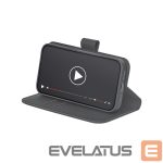 Back panel cover Puro  Puro Eco-Leather Case for iPhone 16E W/horiz.flip+2 Card Slot+Banknote Pocket+Cover Black 