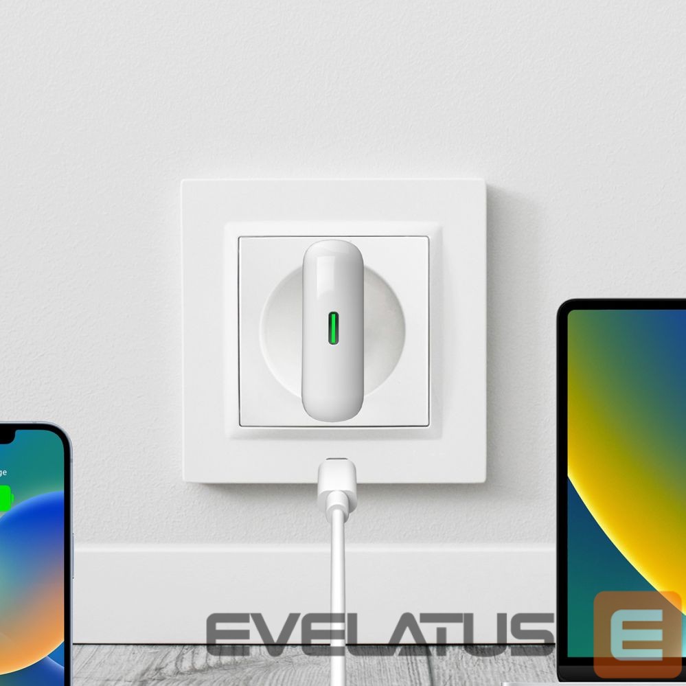 Adapter Puro GaN Puro SLIMPRO 30W USB-C Wall Charger - White