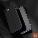 Back panel cover Hurtel  Clear View Case for iPhone 16e Flip Cover - Black 