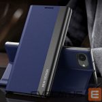 Back panel cover Hurtel  Sleep Case Pro for iPhone 16e with Flip and Stand - Blue 