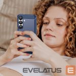 Back panel cover Hurtel  Carbon Case for iPhone 16e - Blue 
