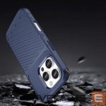 Back panel cover Hurtel  Thunder Case for iPhone 16e Silicone Armored Cover - Blue 