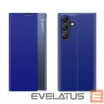 Back panel cover Hurtel  New Sleep Case Cover with Flip and Stand for Samsung Galaxy S25 Edge - Blue 