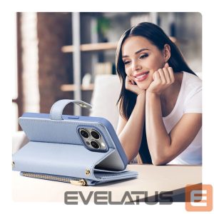 Back panel cover Dux Ducis  Dux Ducis Lawa Leather Case for iPhone 15 Pro Max - Blue 