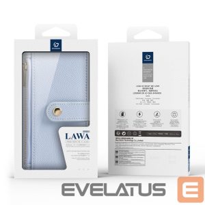 Back panel cover Dux Ducis  Dux Ducis Lawa iPhone 16 Pro Leather Case with Detachable Magnetic Wallet - Blue 