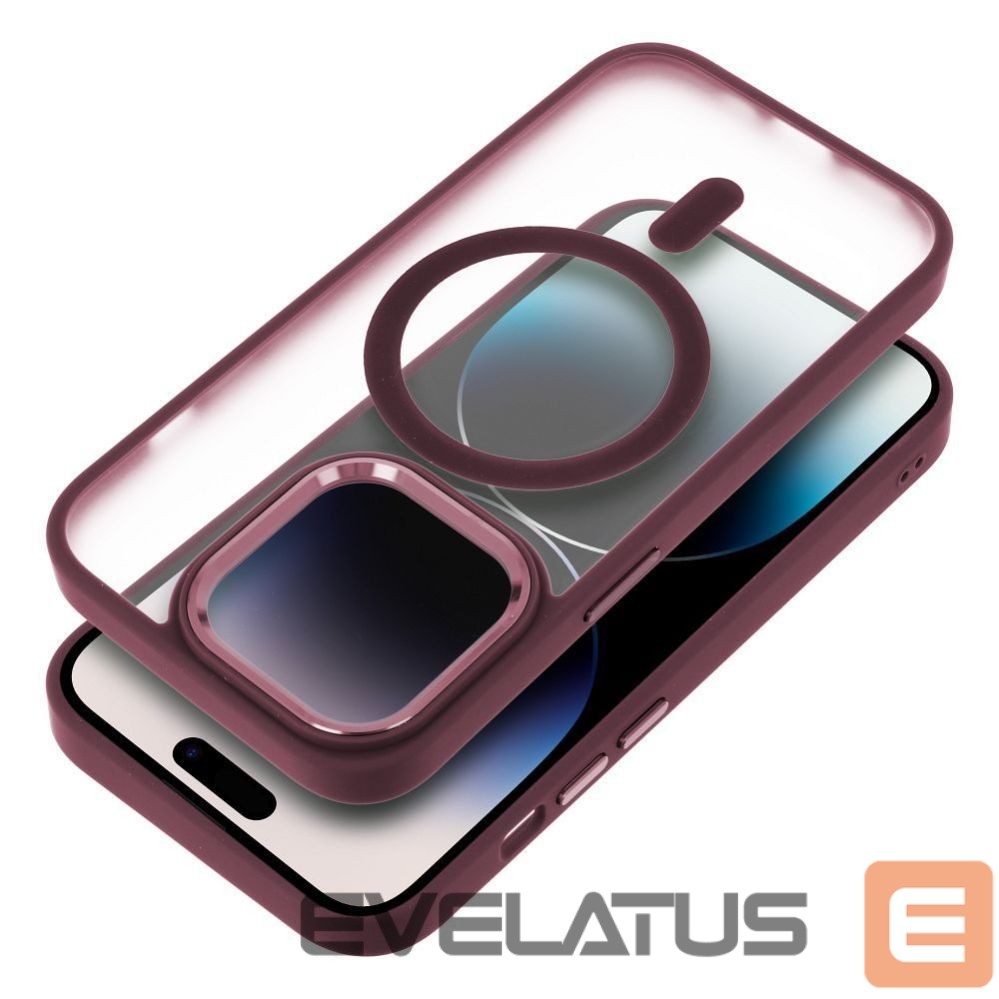Back panel cover OEM - Case for iPhone 17 PRO MAX Matte Mag Cover compatible with MagSafe red