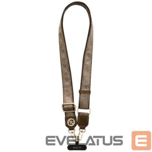Laptop Bag Guess  GUESS universal strap GUUCNP4DGMW (4G PU Strap Tether Patch Strass Metal Logo) brown 