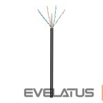 Converter Goobay  Outdoor Network Cable | CAT 6 U/UTP | AWG 24/1 | Cable length: 100 m | Black 