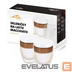 Other small household appliances ETA  | Latte Macchiato Glasses | 418193020 | For coffee | 2 pc(s) | Dishwasher proof 