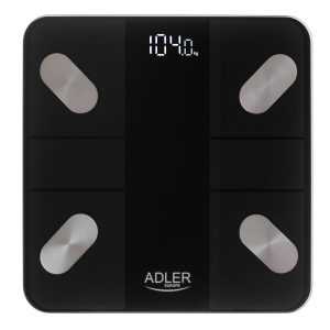 Scales Adler  Smart Bathroom Scale | AD 8186b | Maximum weight (capacity) 180 kg | Accuracy 100 g | Body Mass Index (BMI) measuring | Black 