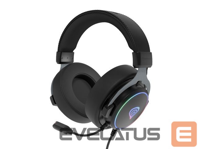 Wireless headphones Genesis Gaming Headset | Neon 764 | Wired | Over-ear | Microphone | Black