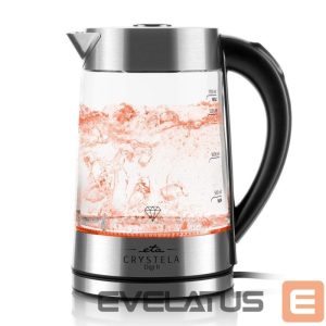 Teapot ETA  Kettle | 515490000 CRYSTELA DIGI II | Electric | 2200 W | 1.7 L | Glass | 360° rotational base | Glass 