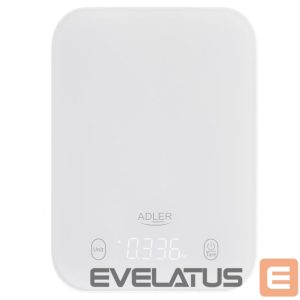Kitchen scales Adler  Kitchen Scale | AD 3181w | Graduation 1 g | Display type LED | White 
