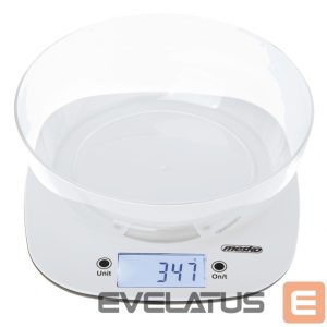 Kitchen scales Adler  Kitchen Scale with a bowl | MS 3179w | Graduation 1 g | Display type LCD | White 