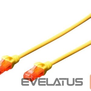 Converter Digitus  Patch cord | CAT 6 U-UTP | AWG 26/7 | Cable length: 2 m | Yellow 