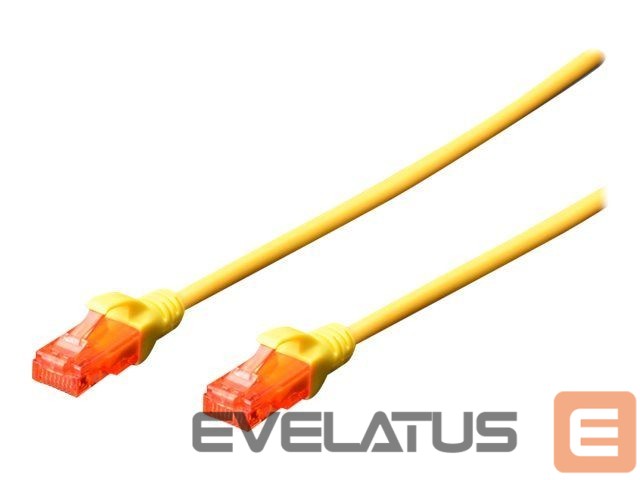 Converter Digitus Patch cord | CAT 6 U-UTP | AWG 26/7 | Cable length: 2 m | Yellow