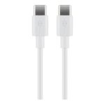 Controller Goobay  USB-C,Charging and Sync Cable, 2 m, white 