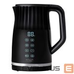 Teapot Adler  Kettle with LED display | AD 1350 | Electric | 2200 W | 1.7 L | Stainless Steel | 360° rotational base | Black 