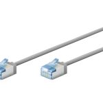 Converter Goobay  74304 Ultra-Flexible CAT 6A Patch Cable, Slim, U/UTP, 0.15 m, Grey 