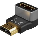 Other Computer Accessory Goobay  72011 HDMI  Angled Adapter 270° Vertical, 8K @ 60 Hz, Gold-Plated, Black, Silver 