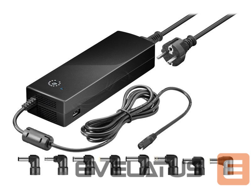 Cable Goobay 55004 Notebook Power Supply 134.5 W, Black