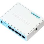 Routers Mikrotik  Wired Ethernet Router (No Wifi) RB750Gr3, hEX, Dual Core 880MHz CPU, 256MB RAM, 16 MB (MicroSD), 5xGigabit LAN, USB, PCB and Voltage temperature monitor, Beeper, IP20, Plastic Case, RouterOS L4 
