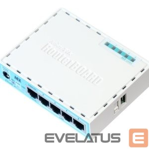 Routers Mikrotik  Wired Ethernet Router (No Wifi) RB750Gr3, hEX, Dual Core 880MHz CPU, 256MB RAM, 16 MB (MicroSD), 5xGigabit LAN, USB, PCB and Voltage temperature monitor, Beeper, IP20, Plastic Case, RouterOS L4 